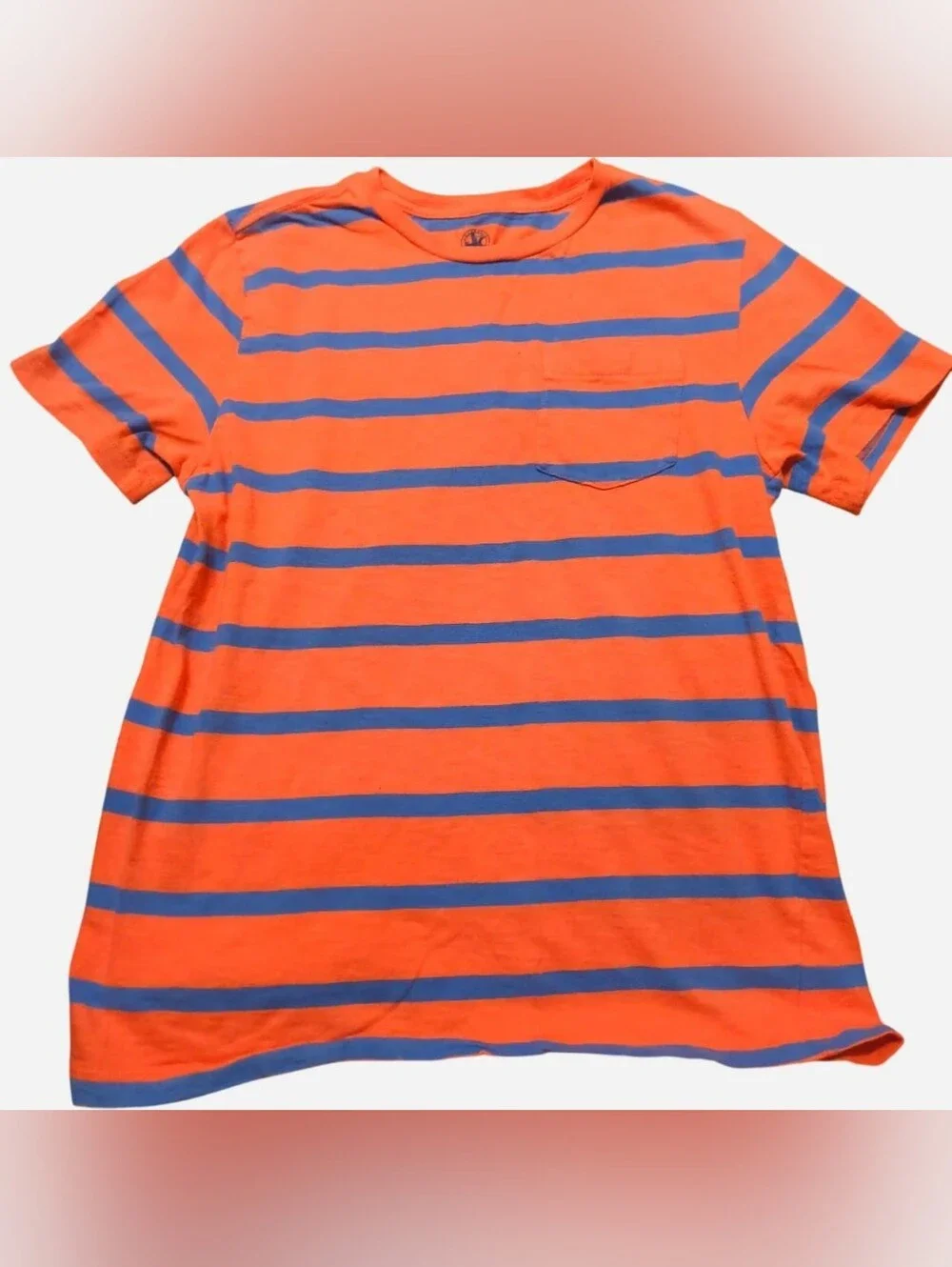 J. Khaki Stripped Shirt Boys Size M